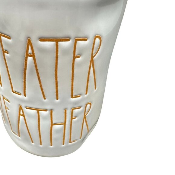 Rae Dunn Sweater Weather Candle Ceramic Jar Pumpkin Latte Autumn Fall Gift Decor - Picture 4 of 12